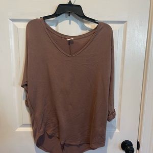 Tresics brown short sleeved shirt-small